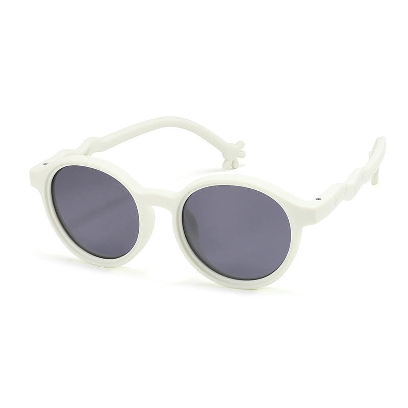 Wholesale Round Frame Sunshade Kids Sunglasses